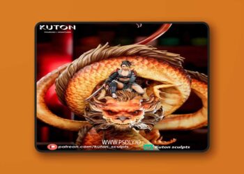 Kuton Figurines – Ember Rider – 3D Print Model STL