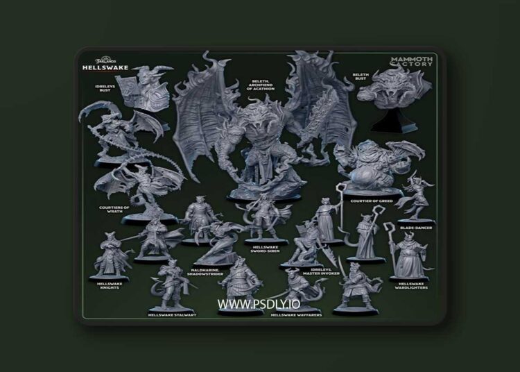 Mammoth Factory – Hellswake October 2025 – 3D Print Model STL 1 Mammoth Factory – Hellswake October 2025 – 3D Print Model STL
