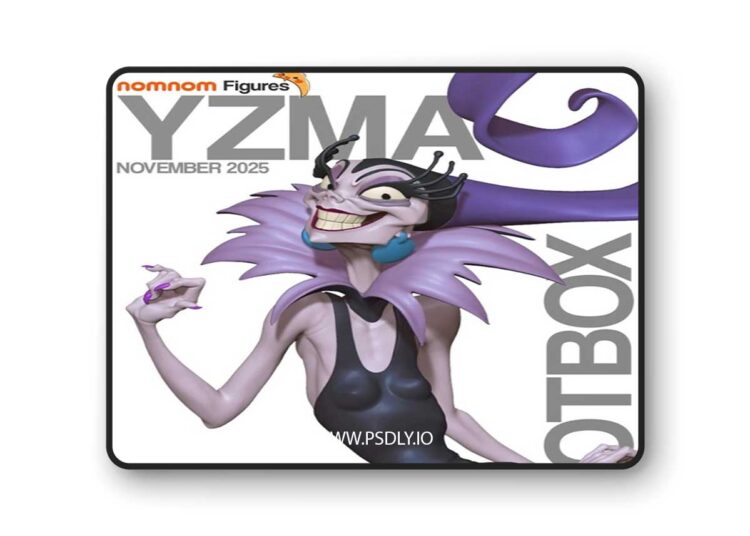 Nomnom Figures – Yzma from Emperor’s New Groove – 3D Print Model STL 1 Nomnom Figures – Yzma from Emperors New Groove – 3D Print Model STL