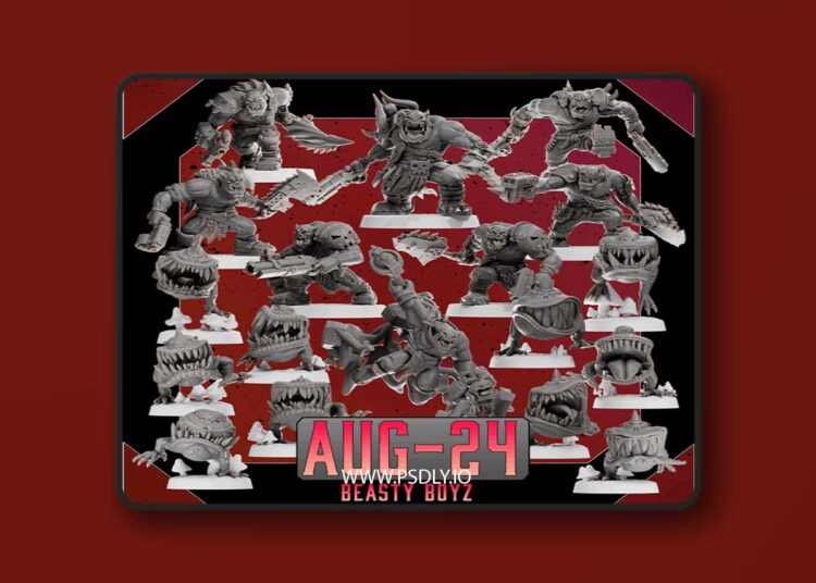 Orks Together Strong August 2024 – 3D Print Model 1 Orks Together Strong August 2024 – 3D Print Model