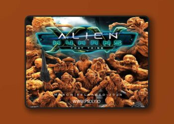 Papsikels Miniatures – March 2025 – Sci Fi Models – 3D Print Model