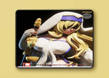 Peach Figure – Sword Maiden – 3D Print Model