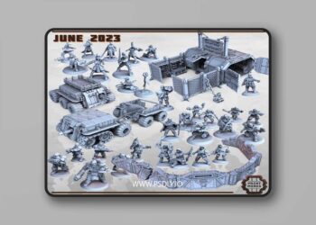 Print Minis – June 2023 – Gangs – 3D Print Model