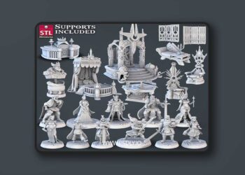 Royal Court Set – 3D Print Mode