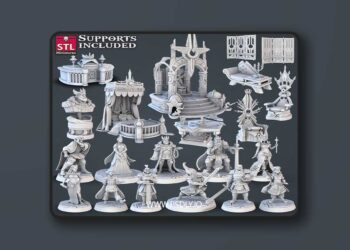 Royal Court Set – 3D Print Model