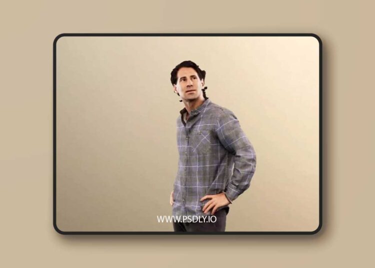 Standing Casual Man low-poly 3d Model 1 Standing Casual Man low poly 3d model 1