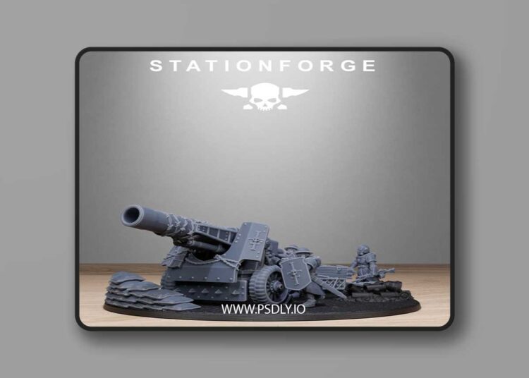 Station Forge – Royal Guard Artillery – 3D Print Model 1 Station Forge – Royal Guard Artillery – 3D Print Model