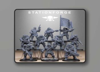 Station Forge – RoyalGuard Bastioners – 3D Print Model