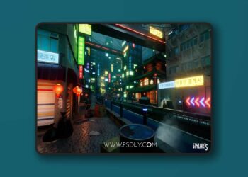 Stylized China Town (Stylized Stylised Chinese China China City Lowpoly Asian) [5.0 – 5.7]