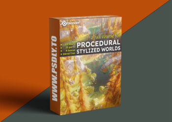 SuperhiveMarket - Procedural Stylized Worlds | Geometry Nodes & Shading Masterclass