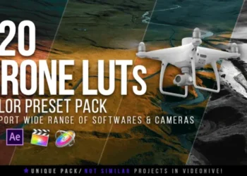 Videohive 120 Cinematic Drone LUTs Pack 60923623