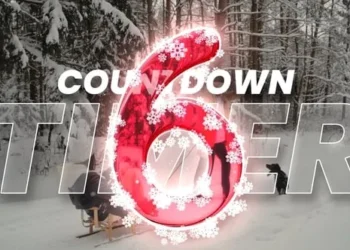 Videohive Christmas Countdown Timer 61207831