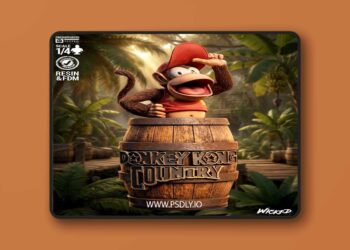 Wicked – Diddy Kong Portrait Bust – 3D Print Model STL