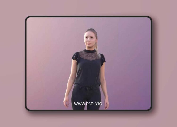 Young Elegant Woman Walking low-poly 3d model 1 Young Elegant Woman Walking low poly 3d model