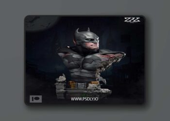 ZEZ Studios – Batman Bust – 3D Print Model