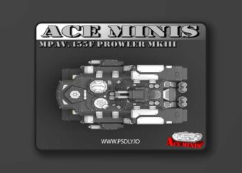 Ace Minis – MPAV.455F – Prowler MkIII – 3D Print Model