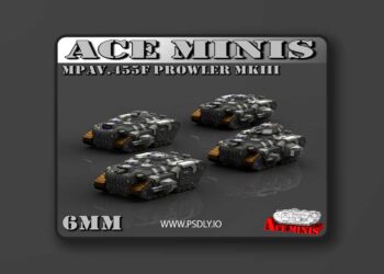Ace Minis – MPAV.455F – Prowler MkIII – 6MM – 3D Print Model