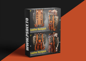 Artstation - Leather Backpack - Tutorial Unwrapping/Texturing/Rendering Process