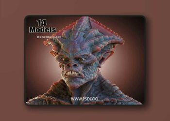 BlenderKit Monsters Pack 2