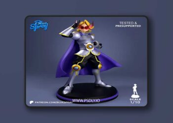 Blue Spray – Yuga Aoyama – My Hero Academia – 3D Print Model STL