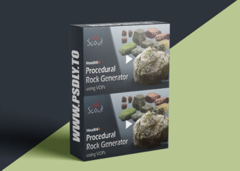 CGCircuit – Procedural Rocks in Houdini using VOPs