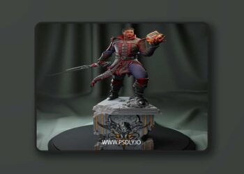 Castro 3D – Wyll Revengard – Baldurs Gate 3 – 3D Print Model STL