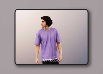 Casual Mediterranean Man Walking low poly 3d model 1