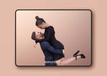 Couple In Love Him Carrying Her 3D model