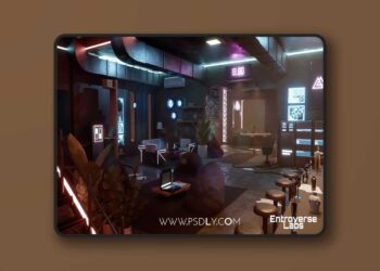 Cyberpunk Apartment Interior Environment (5.7)