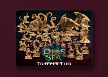 Dragon Trappers Lodge – December 2025 – Cities of the Sea – Trapper Tier – 3D Print Model