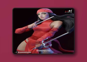 E.S Monster – Elektra – 3D Print Model STL