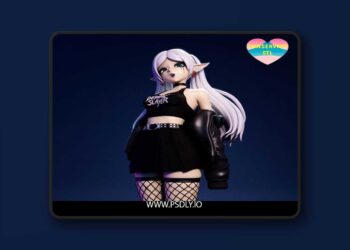 Funservice – Goth Frieren – 3D Print Model STL