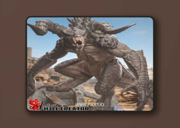 H3LL creator – Deathclaw – 3D Print Model STL