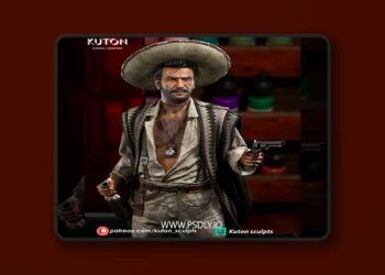 Kuton Figurines – Tuco Ramirez – 3D Print Model STL