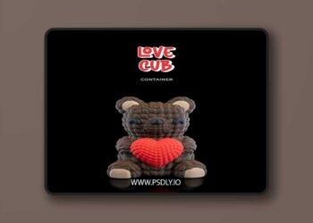 Love Cub Container – 3D Print Model STL