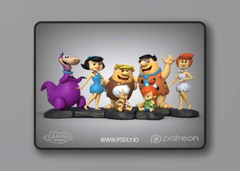 Naty Ramos – The Flintstones – 3D Print Model STL