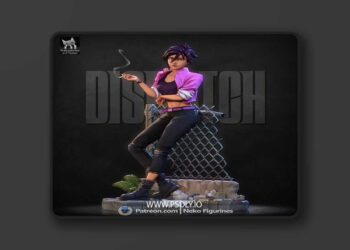 Neko Figurines – Invisigal – Dispatch Game Figure – 3D Print Model STL