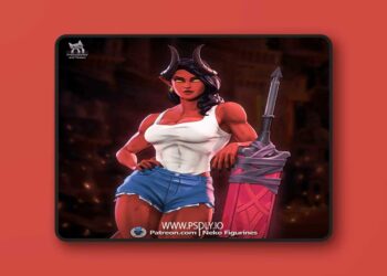 Neko Figurines – Malevola – Dispatch Game Figure – 3D Print Model