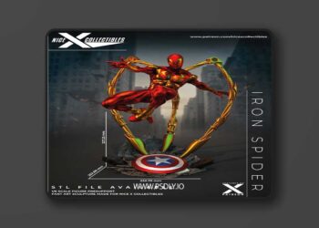 Nice X Collectibles – Iron Spider – 3D Print Model STL