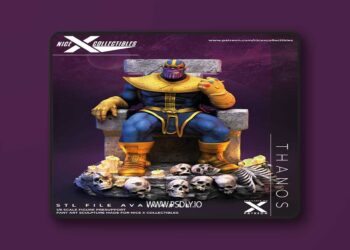 Nice X Collectibles – Thanos Classic – 3D Print Model STL