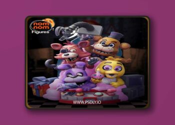 Nomnom Figures – Chibi Five Nights at Freddys – 3D Print Model STL