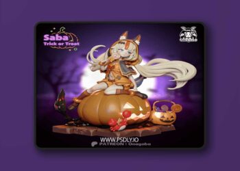 Onagaba – Halloween Saba – 3D Print Model