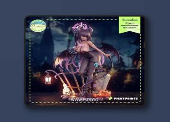 Pikky Prints – Blue Archive – Kakudate Karin – 3D Print Model STL