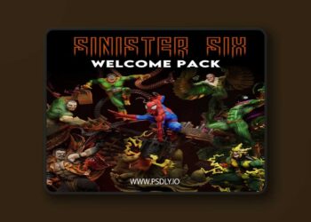 PolyMind Studio – Welcome Pack – Spider Man vs Sinister Six – 3D Print Model