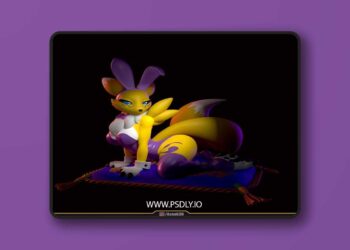 Renamon – Bunnysuit Collection With – 3D Print Model STL