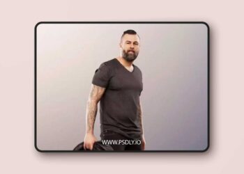 Standing Casual Man Holding Jacked low poly 3d Model