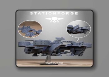 Station Forge – FreeGuard Skycrane – 3D Print Model