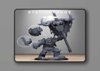 Station Forge – Orkaz Bearer Boss – 3D Print Model