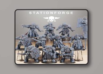 Station Forge – Socratis Guardmen – 3D Print Model