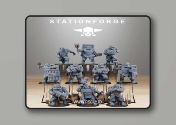 Stationforge – GrimGuard Mutants – 3D Print Model